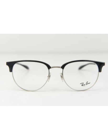 Ray Ban Oftalmico Rb6396 2932 Clubmaster Negro Plateado Icon | Sunn...