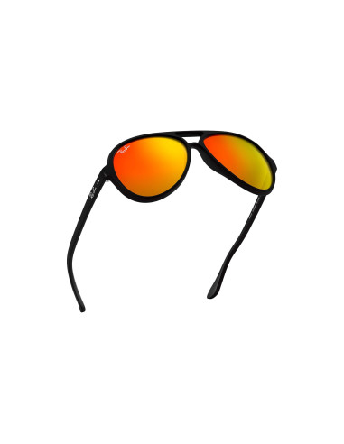 Ray Ban Rb4125 601S69 Cats 5000 Naranja Espejo Negro Mate | Sunnies...