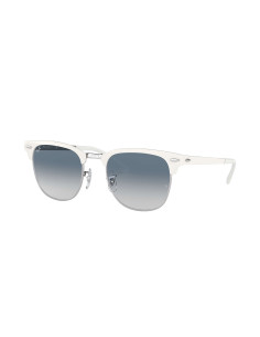 Ray Ban Rb3716 90883F Clubmaster Metal Azul Degradado Blanco | Sunn...