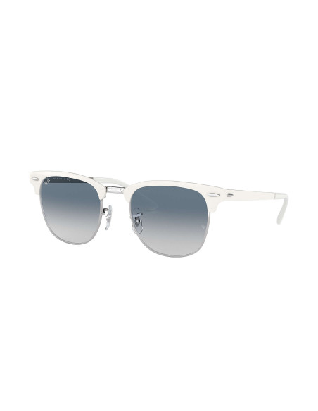 Ray Ban Rb3716 90883F Clubmaster Metal Azul Degradado Blanco | Sunn...