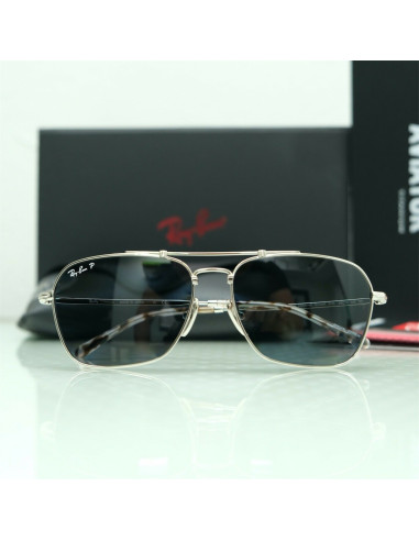 Ray Ban RB8136M 9165 Caravan Titanium Azul Plata Polarizado | Sunni...
