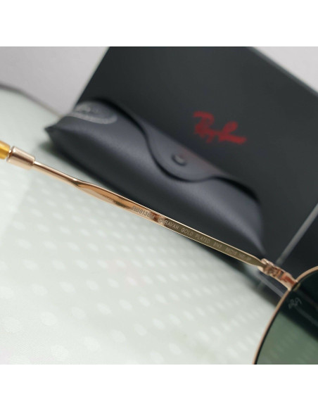 Ray Ban RB8136M 9143 Caravan Titanium G-15 Dorado Polarizado | Sunn...