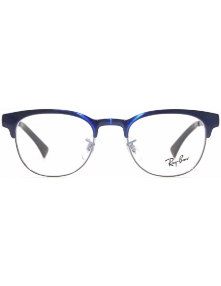 Ray Ban Oftalmico Rb6317 2863 Clubmaster Metal Azul Plata | Sunnies...