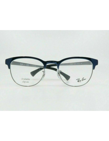 Ray Ban Oftalmico Rb6317 2863 Clubmaster Metal Azul Plata | Sunnies...