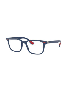 Ray Ban Rb7144M F604 Oftalmico Square Scuderia Ferrari Azul Rojo | ...