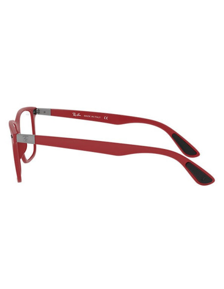 Ray Ban Rb7144M F628 Oftalmico Square Scuderia Ferrari Rojo Gris | ...
