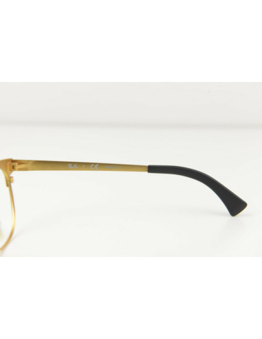 Ray Ban Oftalmico Rb6317 2833 Clubmaster Metal Negro Dorado | Sunni...