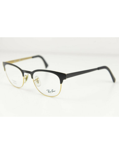 Ray Ban Oftalmico Rb6317 2833 Clubmaster Metal Negro Dorado | Sunni...