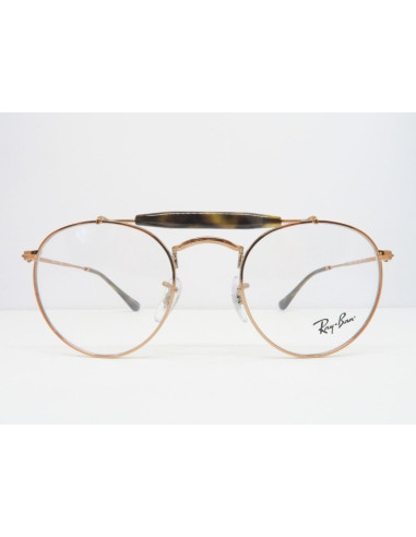 Ray Ban Oftalmico Rb3747v 2943 Round Double Bridge Cobre | Sunnies.uno
