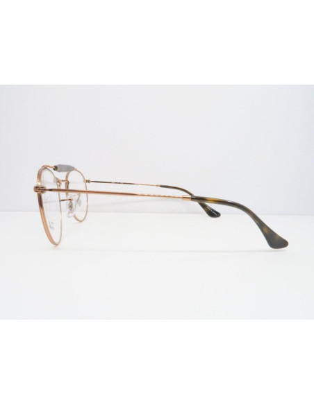 Ray Ban Oftalmico Rb3747v 2943 Round Double Bridge Cobre | Sunnies.uno
