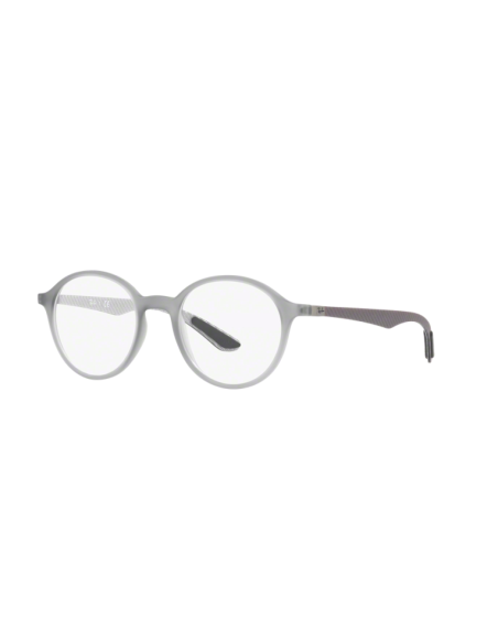 Ray Ban RB8904 5244 Round Metal Gris Plata Fibra de carbono