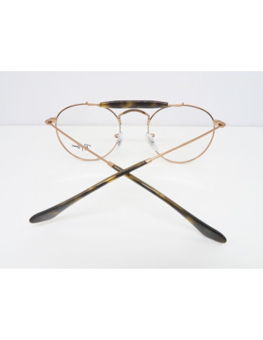 Ray Ban Oftalmico Rb3747v 2943 Round Double Bridge Cobre | Sunnies.uno