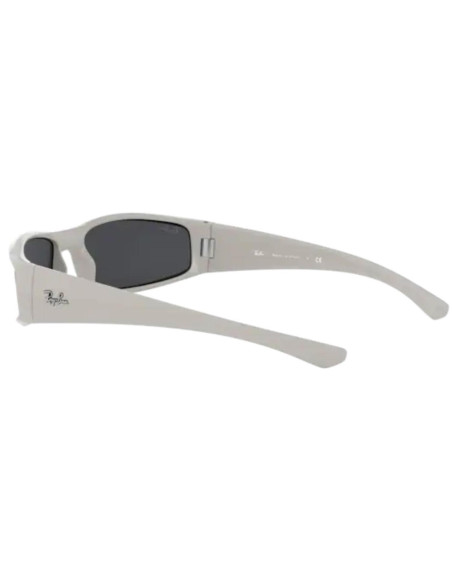 Ray Ban Rb4335 6488/87 Rectangular Acetato Blanco Negro G-15 | Sunnie...
