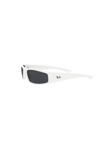 Ray Ban Rb4335 6488/87 Rectangular Acetato Blanco Negro G-15 | Sunnie...