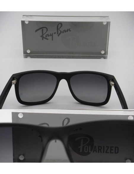 Ray Ban Rb4165 622/t3 Justin Polarizado Gris Degradado | Sunnies.uno