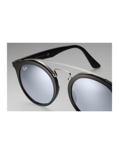 Ray Ban Rb4256 6274/7B Gatsby I Plata Espejo Negro Original | Sunnies...