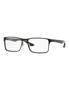 Ray Ban Oftalmico Rb8415 2848 Square Negro Fibra De Carbono | Sunni...