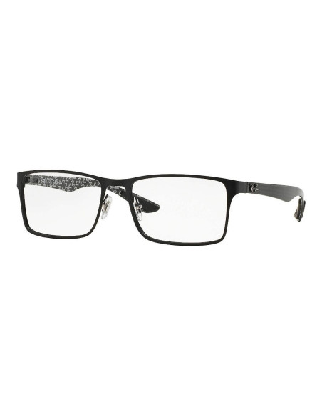 Ray Ban Oftalmico Rb8415 2848 Square Negro Fibra De Carbono | Sunni...