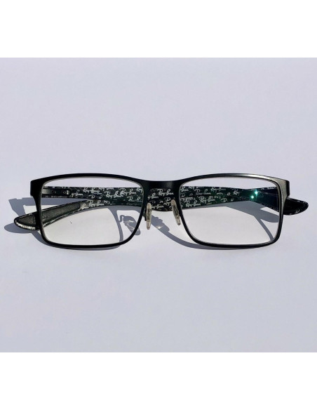 Ray Ban Oftalmico Rb8415 2848 Square Negro Fibra De Carbono | Sunni...