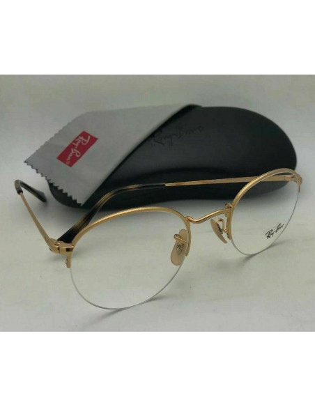 Ray Ban Oftalmico Rb3947v 2500 Round Gaze Dorado Carey5 | Sunnies...