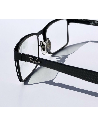 Ray Ban Oftalmico Rb8415 2848 Square Negro Fibra De Carbono | Sunni...