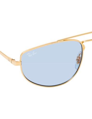 Ray Ban RB3668 001/Q2 Square Shape Azul Transparente Dorado | Sunnie...
