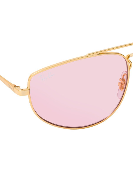 Ray Ban RB3668 001/Q3 Square Shape Rosa Transparente Dorado | Sunnies...