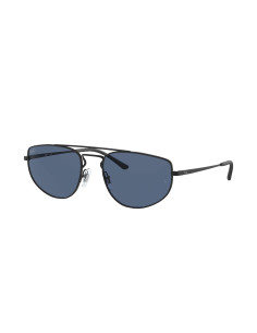 Ray Ban RB3668 901480 Square Shape Negro Azul transparente  | Sunnies...