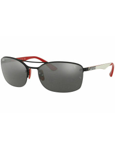 Ray Ban Rb3617m F009/6G Scuderia Ferrari Gris Espejo Rojo | Sunn...