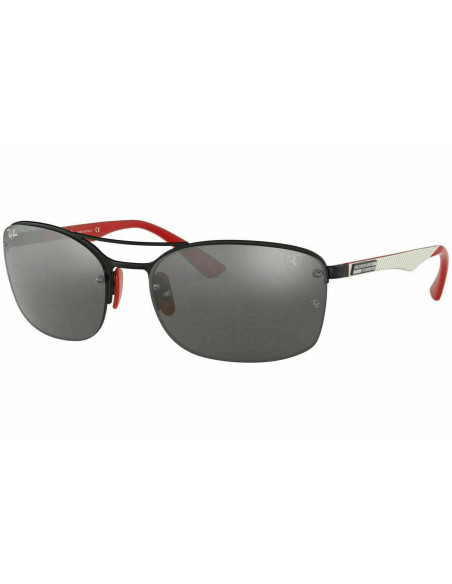 Ray Ban Rb3617m F009/6G Scuderia Ferrari Gris Espejo Rojo | Sunn...