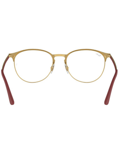 Ray Ban Oftalmico Rb6375 2981 Round Metal Azul Plateado | Sunnies.uno