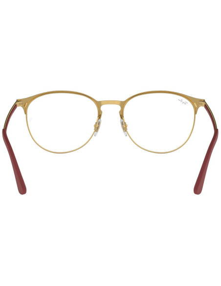 Ray Ban Oftalmico Rb6375 2981 Round Metal Azul Plateado | Sunnies.uno