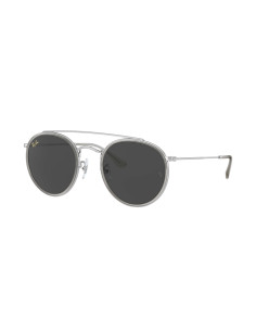 Ray Ban Rb3647n 921231 Round Double Bridge Negro Clasico | Sunnie...