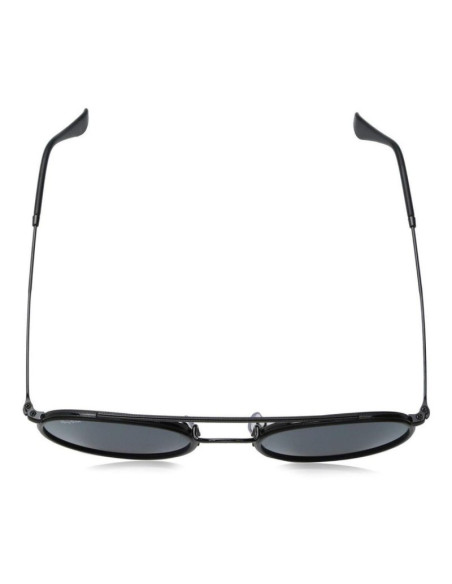 Ray Ban Rb3647n 001 Round Double Bridge Negro G-15 Dorado | Sunnies.uno