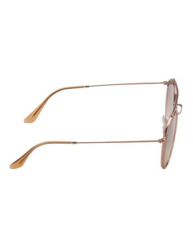 Ray Ban Rb3647n 001 Round Double Bridge Negro G-15 Dorado | Sunnies.uno