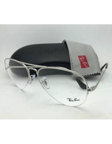 Ray Ban Oftalmico Rb6589 2501 Aviator Gaze Plateado Original | Sunn...