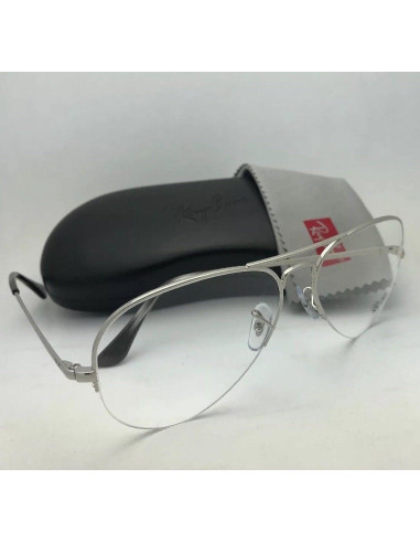 Ray Ban Oftalmico Rb6589 2501 Aviator Gaze Plateado Original | Sunn...