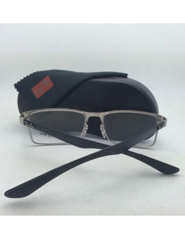 Ray Ban Oftalmico Rb8415 2538 Square Rojo Fibra De Carbono | Sunnie...