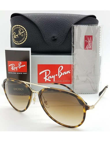 Ray Ban Rb4298 710/51 Aviator Highstreet Carey Cafe Gradient | Sunn...