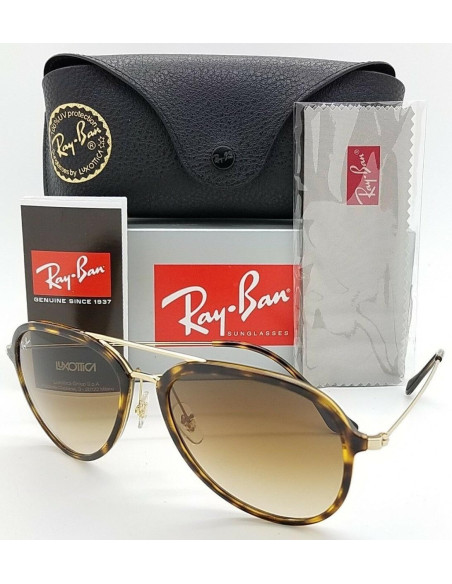 Ray Ban Rb4298 710/51 Aviator Highstreet Carey Cafe Gradient | Sunn...