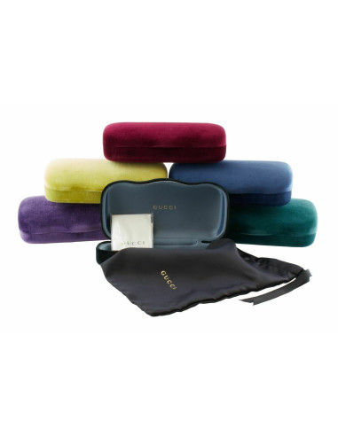 Gucci Gg0080s 002 Oval Oversized Negro Degradado Original