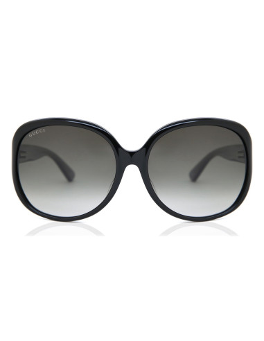 Gucci Gg0080s 002 Oval Oversized Negro Degradado Original