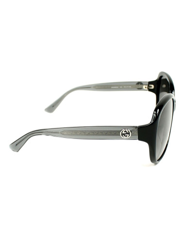 Gucci Gg0080s 002 Oval Oversized Negro Degradado Original