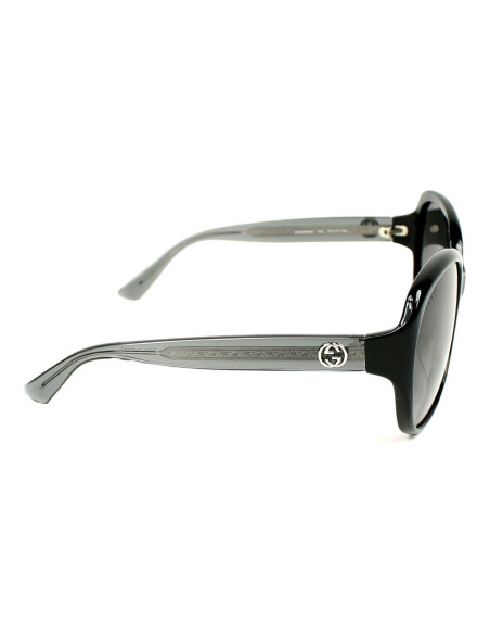 Gucci Gg0080s 002 Oval Oversized Negro Degradado Original