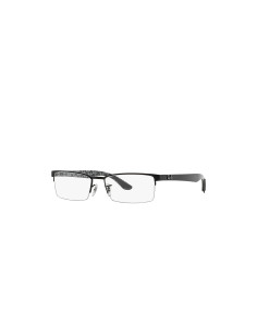 Ray Ban Oftalmico Rb8412 2509 Square Negro Fibra De Carbono