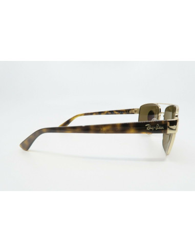 Ray Ban Rb3663 001/57 Square Shape Cafe B-15 Polarizado