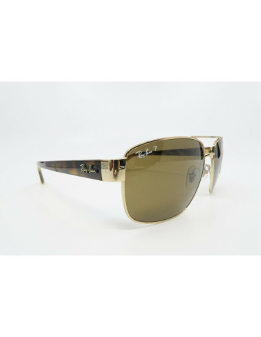 Ray Ban Rb3663 001/57 Square Shape Cafe B-15 Polarizado