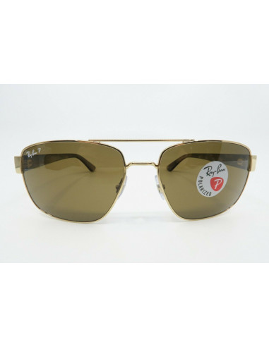 Ray Ban Rb3663 001/57 Square Shape Cafe B-15 Polarizado
