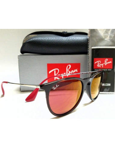 Ray Ban Rb4171 6339/d0 Erika Mix Rojo Plateado Icon Original | Sunn...