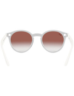 Ray Ban Rb4380n 6357V0 Blaze Round Rosa Degradado Blanco 2